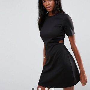 ASOS mini dress with cut outs